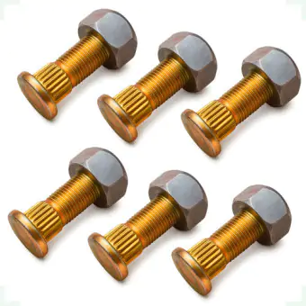 Kit 06 Parafuso Cubo Dianteiro Trator Mf 50x 55x 65x 265 275