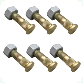 Kit 06 Parafuso Mf Roda Traseira Trator Massey Ferguson 50x